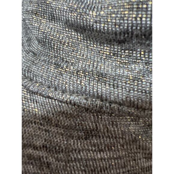 Free People Asymmetrical Metallic Halter Top Size M + Branded Tote Bag - Picture 8 of 15